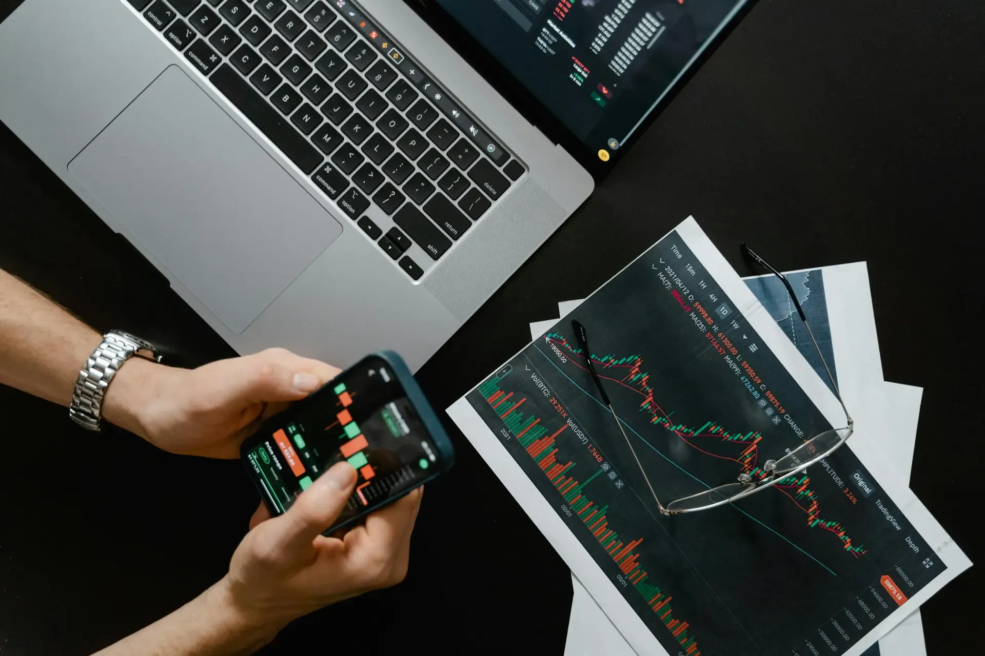 Finanzas y Criptomonedas, fondo de pantalla